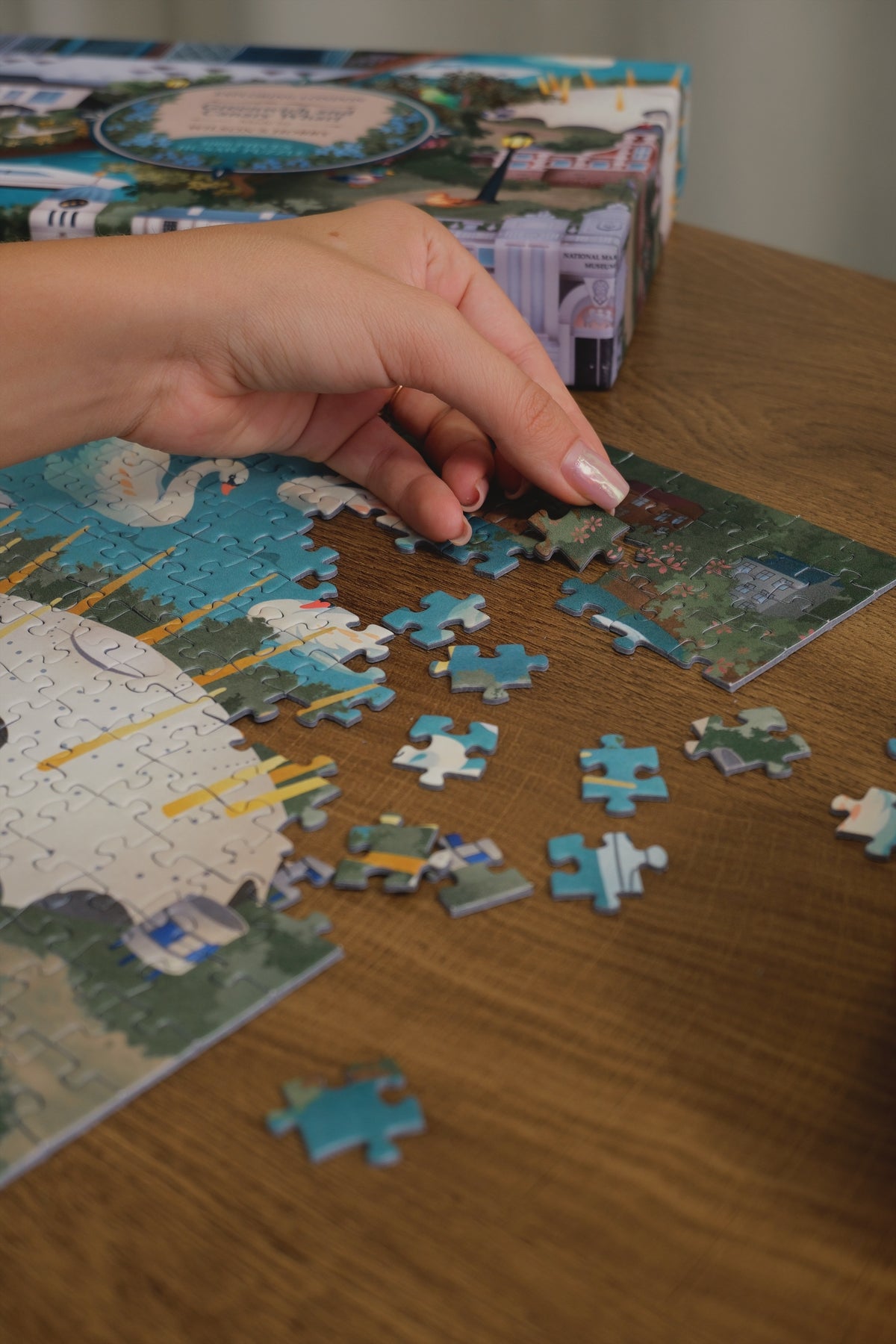 Greenwich and Canary Wharf: 1000 pieces jigsaw puzzle