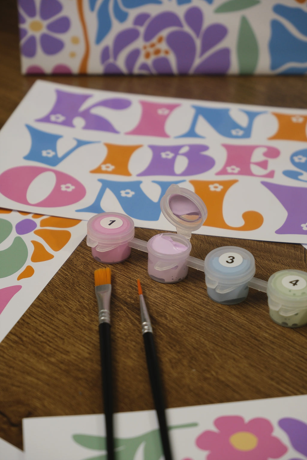 Dopamine Vibe: paint by numbers kit