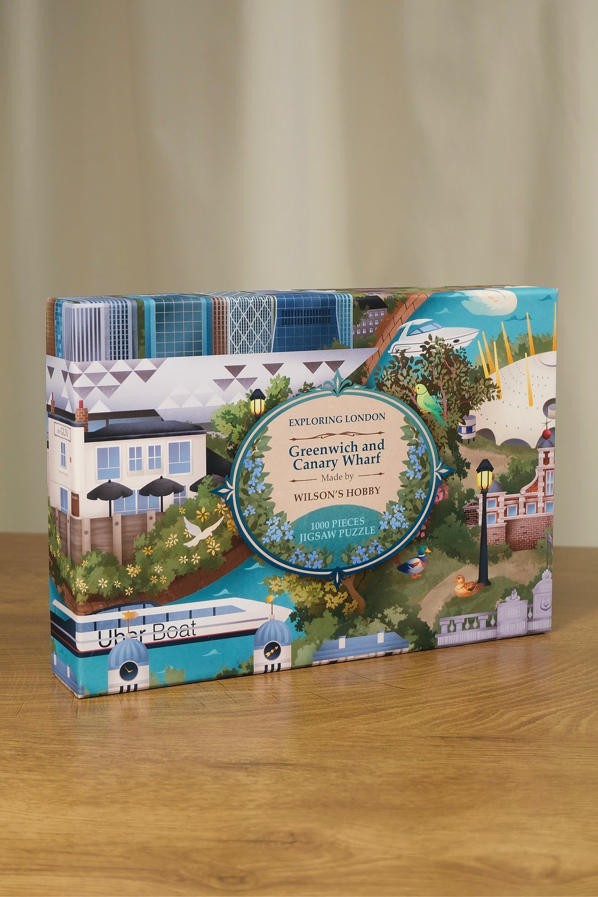 Greenwich and Canary Wharf: 1000 pieces jigsaw puzzle