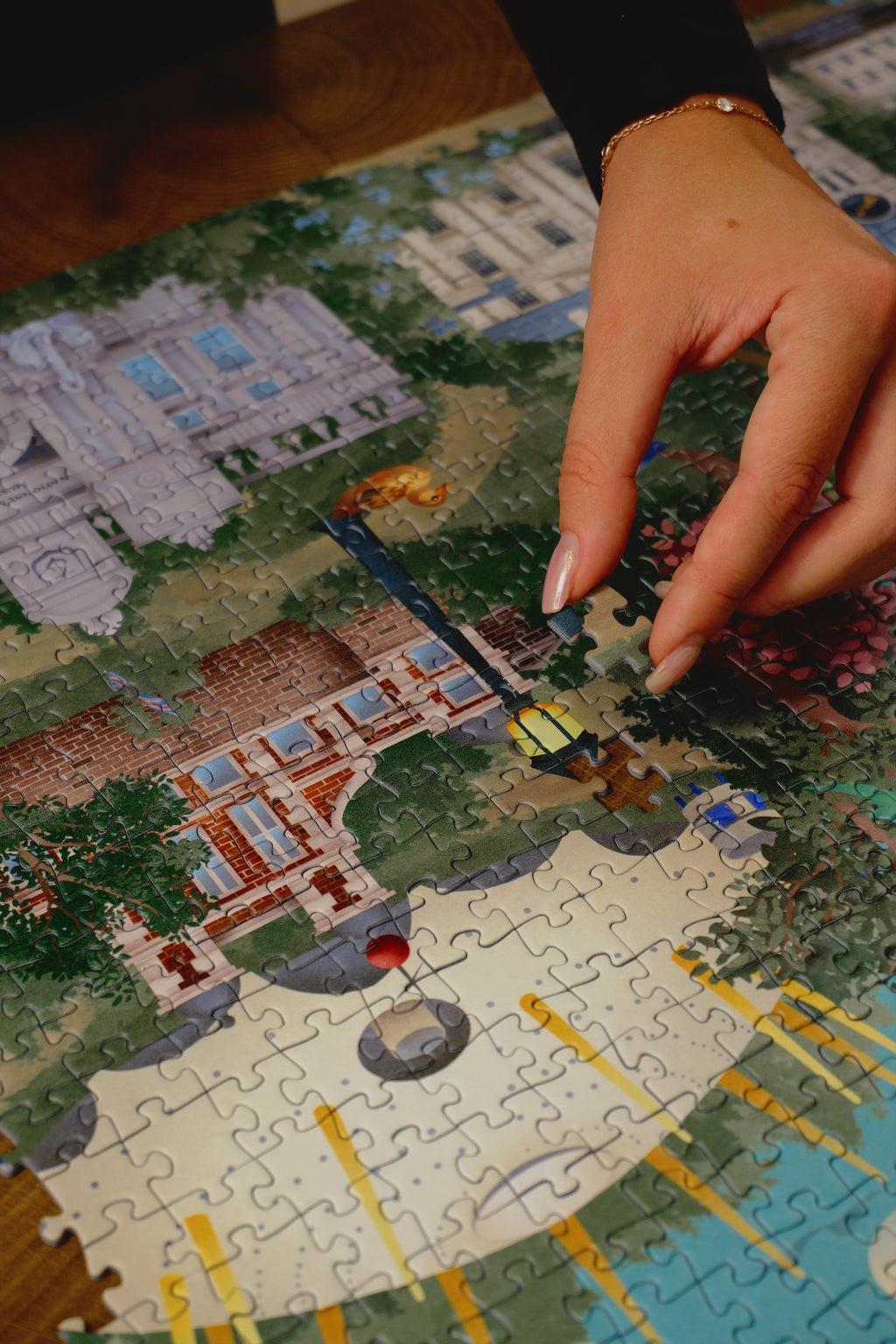 Greenwich and Canary Wharf: 1000 pieces jigsaw puzzle