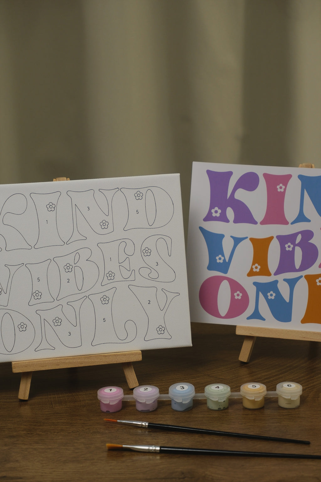 Dopamine Vibe: paint by numbers kit