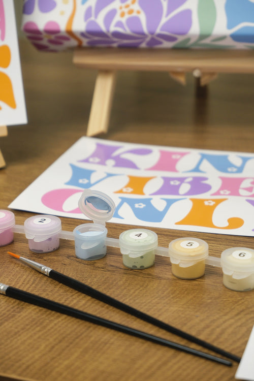 Dopamine Vibe: paint by numbers kit