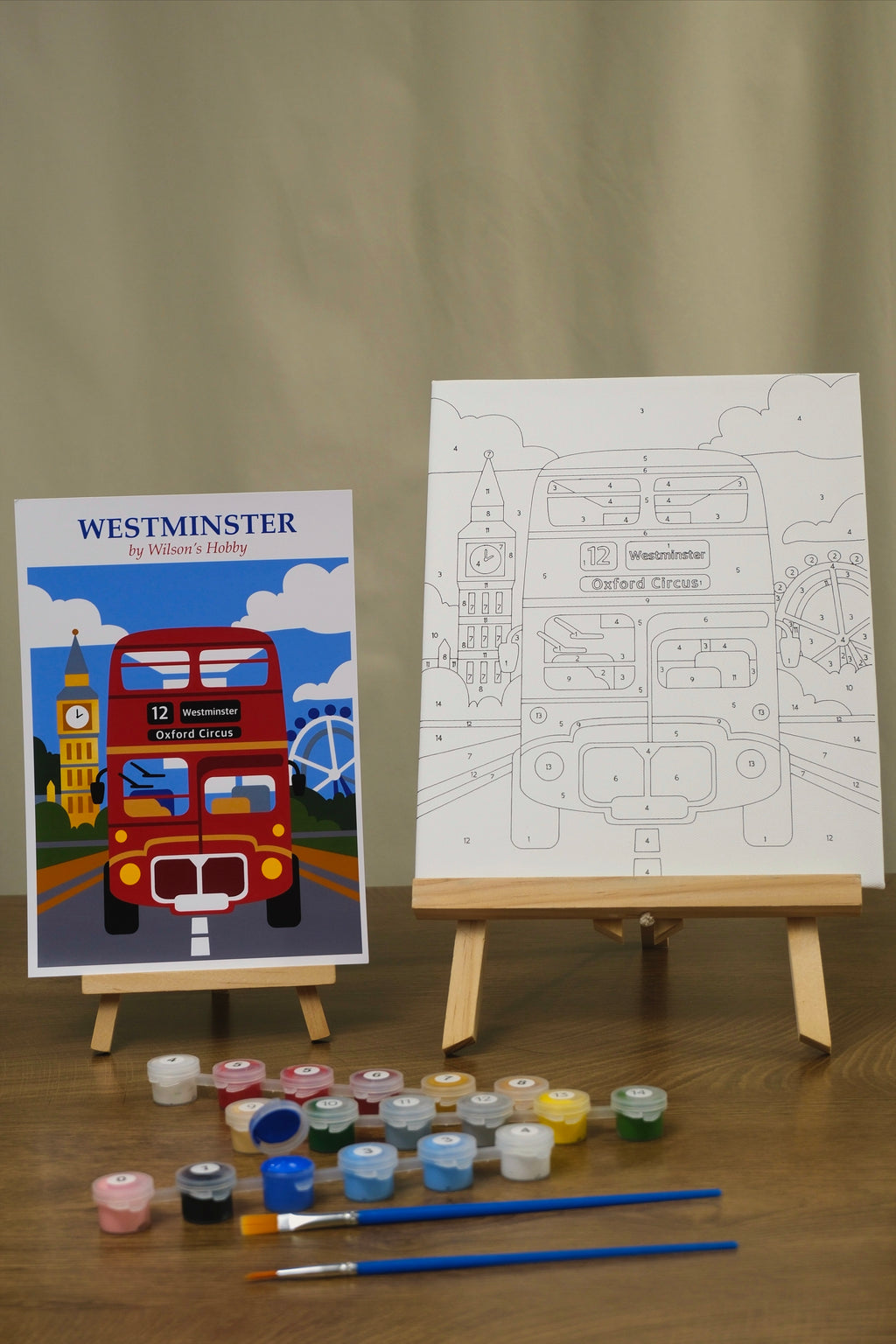 Westminster: paint by numbers kit