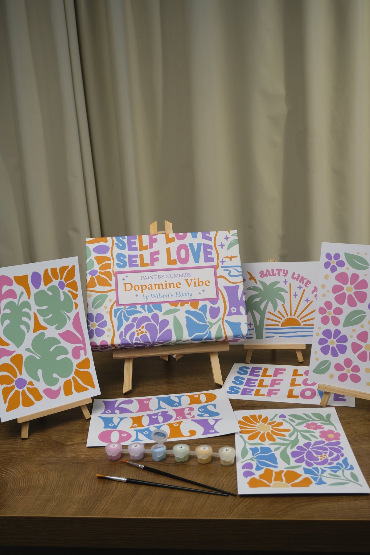 Dopamine Vibe: paint by numbers kit