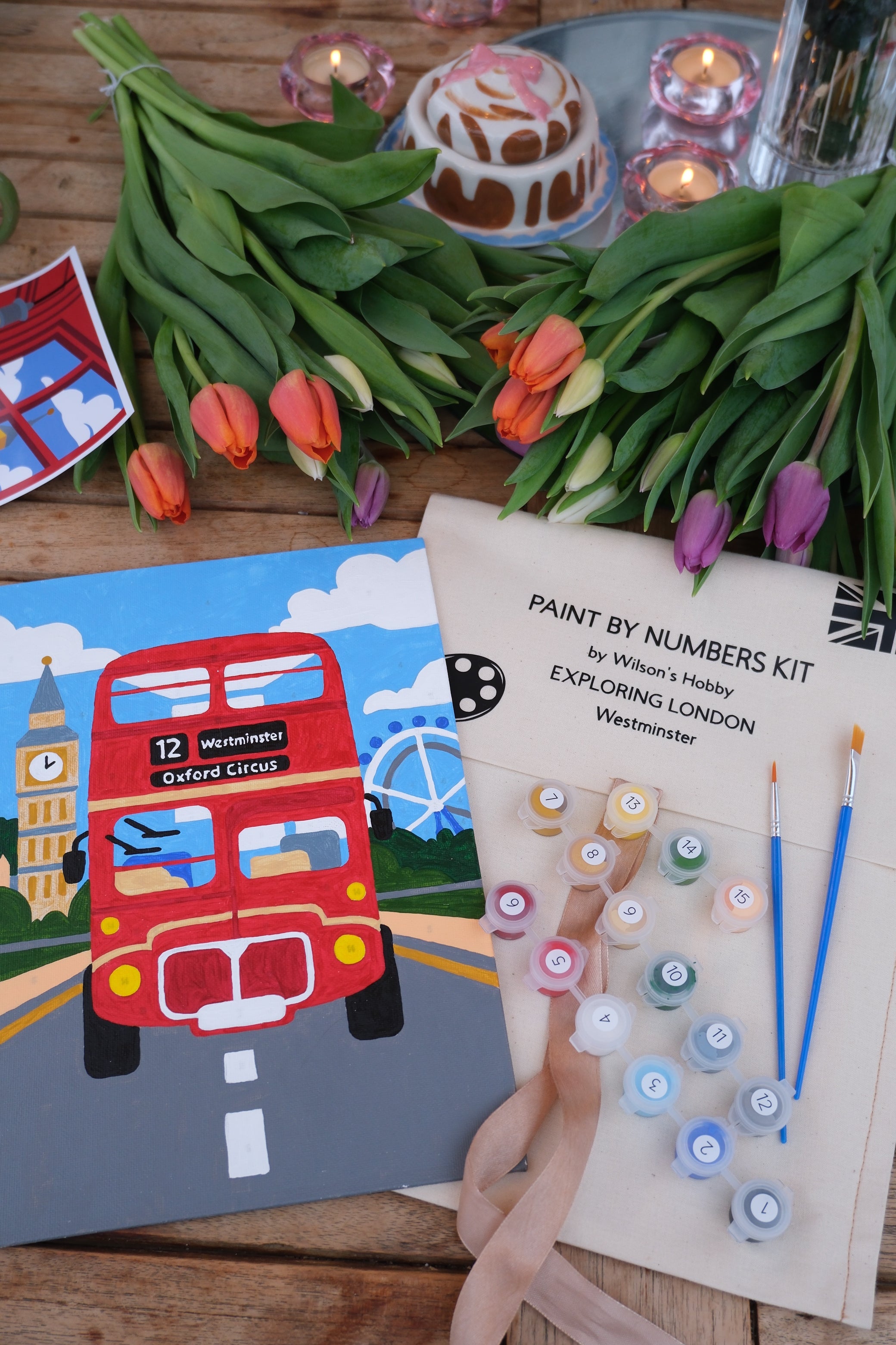 Westminster: paint by numbers kit