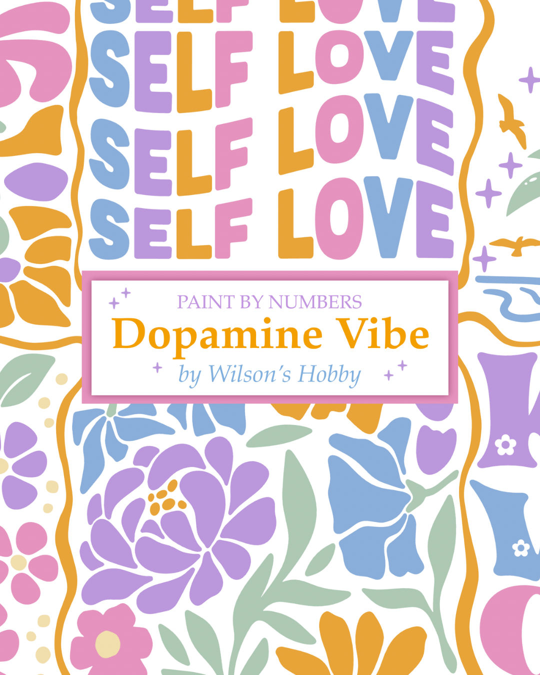 Dopamine Vibe: paint by numbers kit