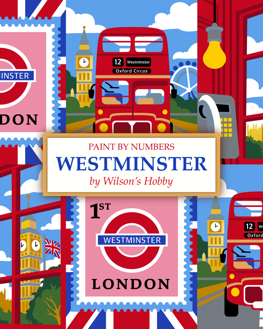Westminster: paint by numbers kit